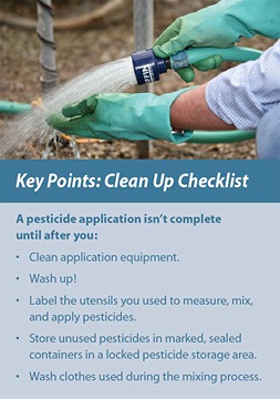 chart with key points to clean up